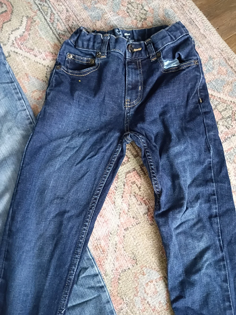 Two-tone Kids Jeans Duo — Light Wash & Dark Indigo BUNDLE